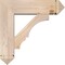 Ekena Millwork Balboa Arts and Crafts Smooth Bracket w/ Offset Brace, Douglas Fir, 7 1/2"W x 26"D x 26"H BKT0806X26X26BOA03SDF - alternate 3